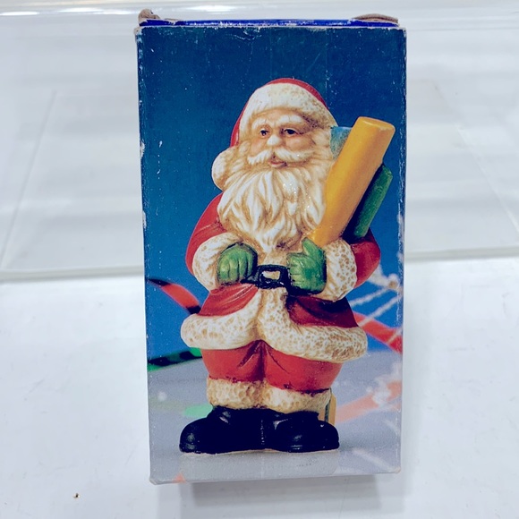 Ceramic Santa figurine vintage 3.25” - Picture 5 of 14